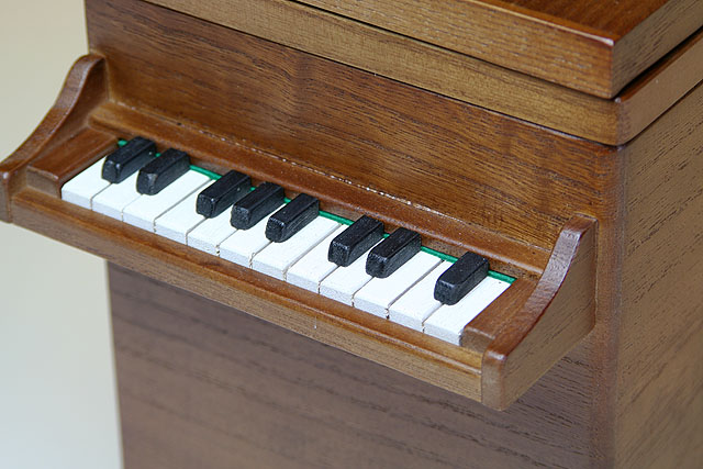 桐製 グランドピアノ ダストボックス 【M】 音楽雑貨 鍵盤
