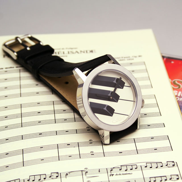 ピアノ鍵盤 AKTEO 音楽腕時計 ウォッチ 音楽雑貨 音楽ギフト