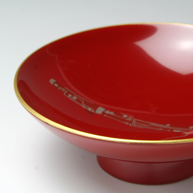 会津塗 木製朱盃 酒杯 ファゴット バスーン ダブルリード 音楽雑貨 音楽グッズ 音楽ギフト 音楽小物