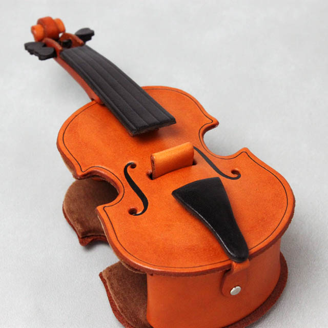 弦楽器 ヴァイオリン Violin 本革 メガネスタンド スマホスタンド 小物スタンド 音楽雑貨 音楽グッズ 音楽ギフト