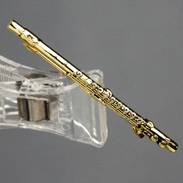フルート Flute ブローチ 楽器グッズ 音楽雑貨