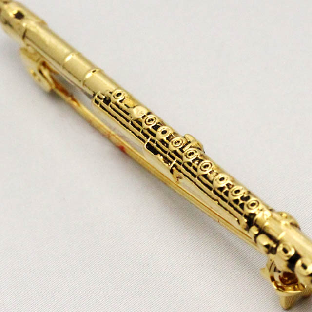 フルート Flute ブローチ 楽器グッズ 音楽雑貨