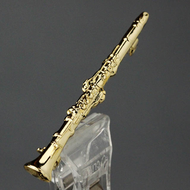 クラリネット Clarinet ブローチ 楽器グッズ 音楽雑貨