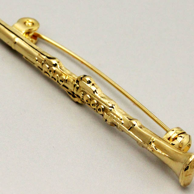 クラリネット Clarinet ブローチ 楽器グッズ 音楽雑貨