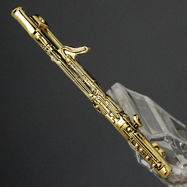 ファゴット Bassoon ブローチ 楽器グッズ 音楽雑貨