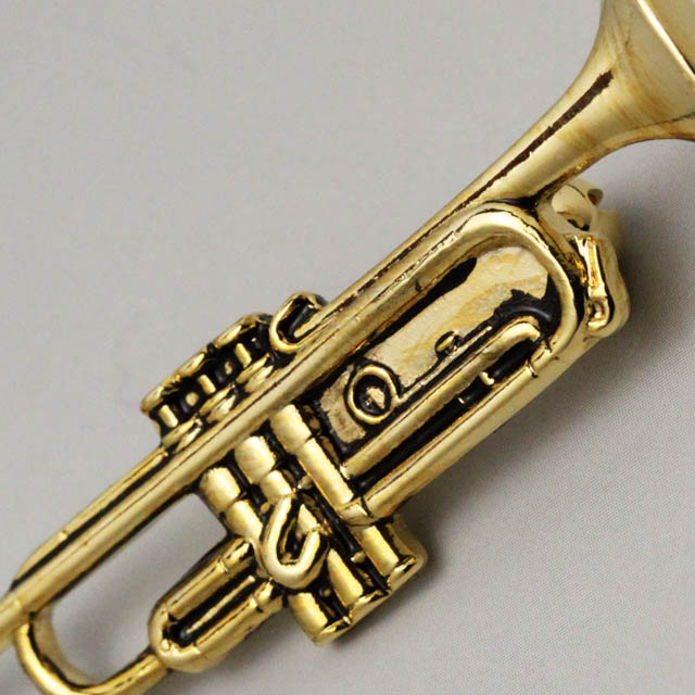 トランペット Trumpet ブローチ 楽器グッズ 音楽雑貨