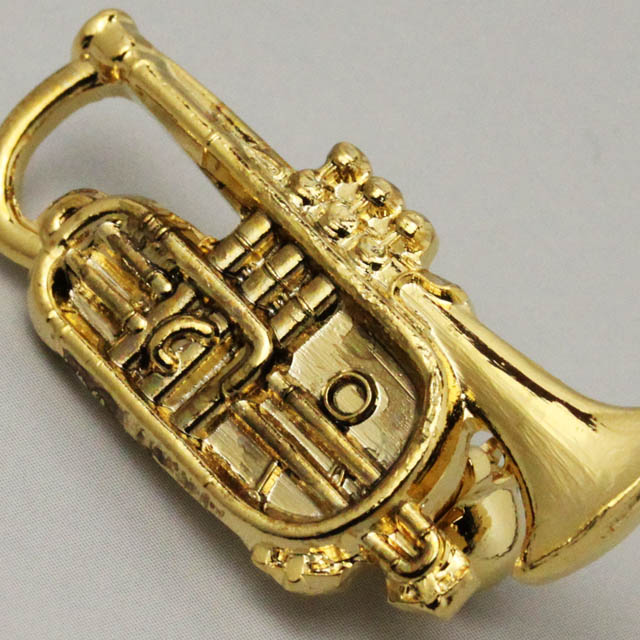 コルネット Cornet ブローチ 楽器グッズ 音楽雑貨