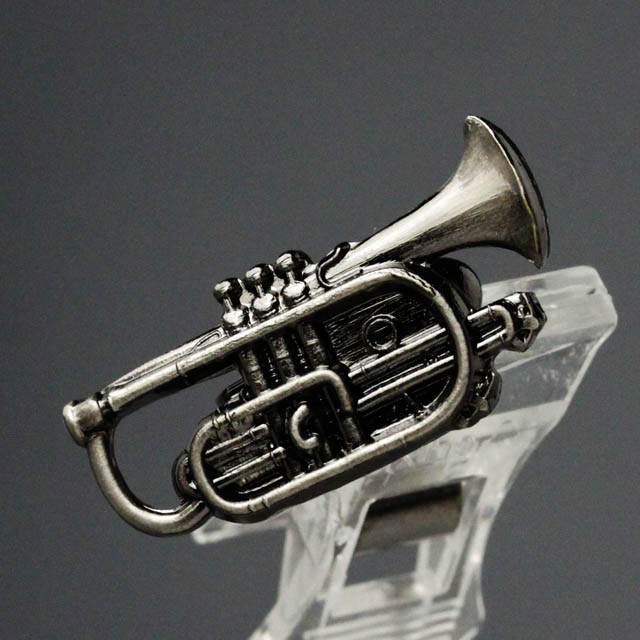 コルネット Cornet ブローチ 楽器グッズ 音楽雑貨