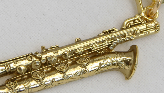 Bariton Saxophone バリトンサックス　キーホルダー ギフト