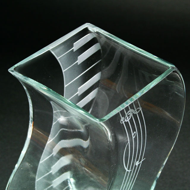 ピアノ 鍵盤 音符 花瓶 音楽雑貨 音楽ギフト 音楽グッズ