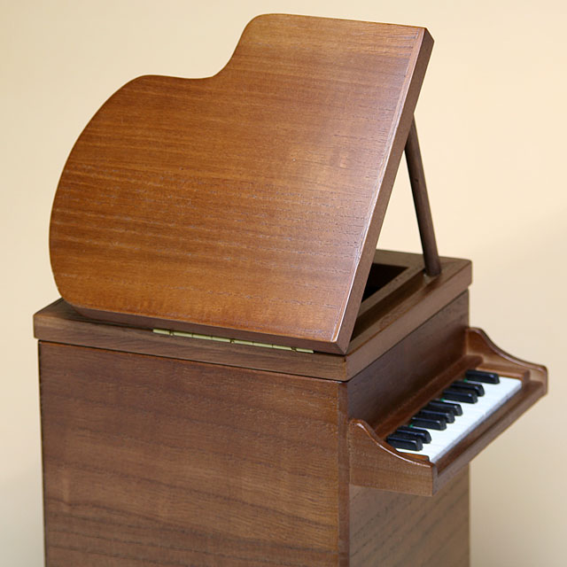桐製 グランドピアノ ダストボックス 【M】 音楽雑貨 鍵盤