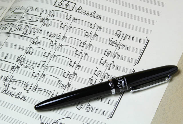 写譜ペン 楽譜 譜面 音符  インク ペン先 音楽雑貨 音楽グッズ 音楽文具