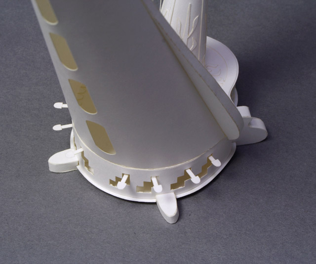 ハープ harp ペーパークラフト paper-crafting HANDSON 音楽雑貨 音楽グッズ 音楽ギフト