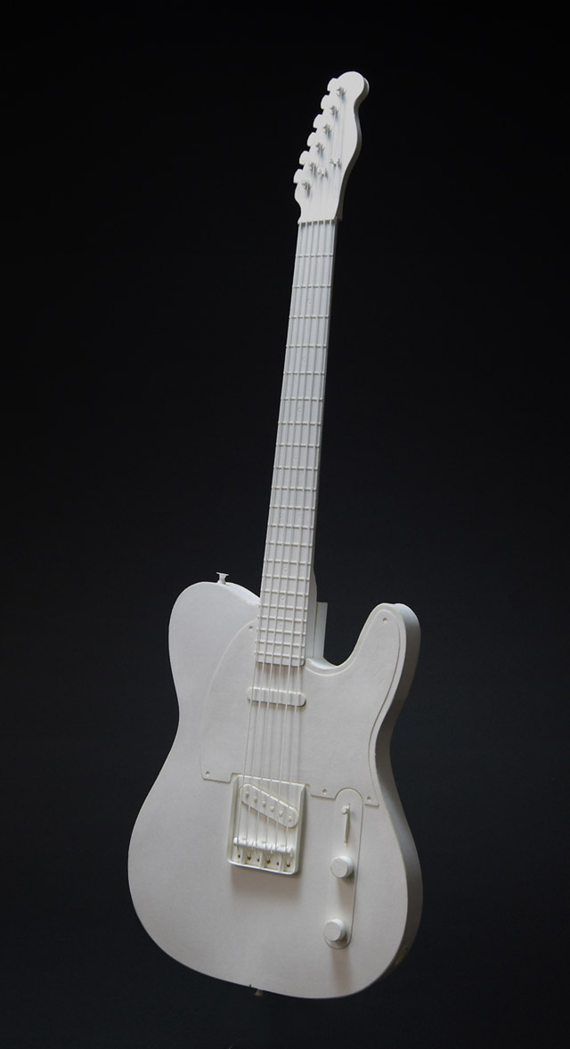 エレキギター guitar ペーパークラフト paper-crafting HANDSON 音楽雑貨 音楽グッズ 音楽ギフト