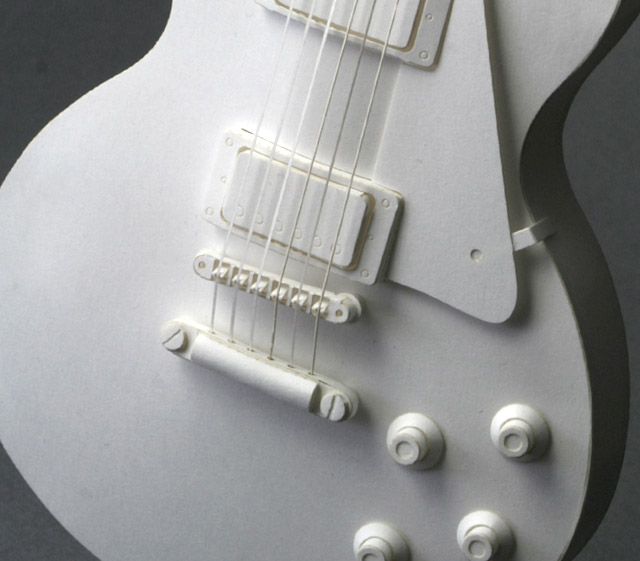 エレキギター guitar ペーパークラフト paper-crafting HANDSON 音楽雑貨 音楽グッズ 音楽ギフト
