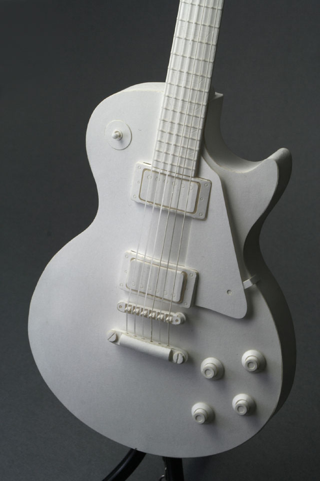 エレキギター guitar ペーパークラフト paper-crafting HANDSON 音楽雑貨 音楽グッズ 音楽ギフト