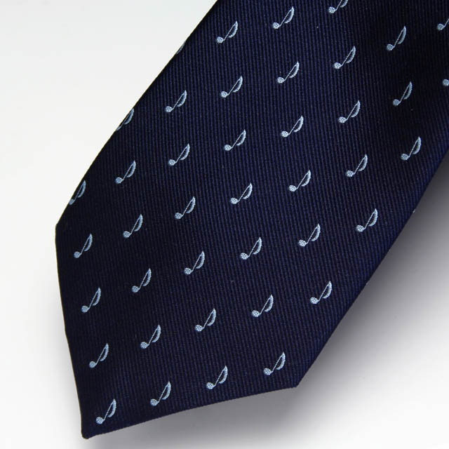 シルクネクタイ ８分音符 音楽雑貨 音楽グッズ 音楽ギフト 音楽小物