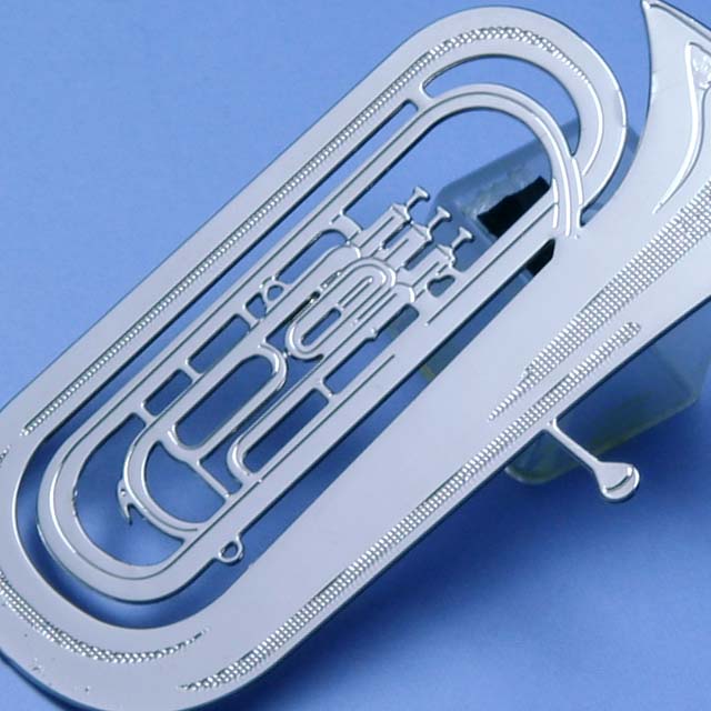 チューバ tuba デザインクリップ ステンレス 音楽雑貨 音楽グッズ 音楽ギフト 記念品