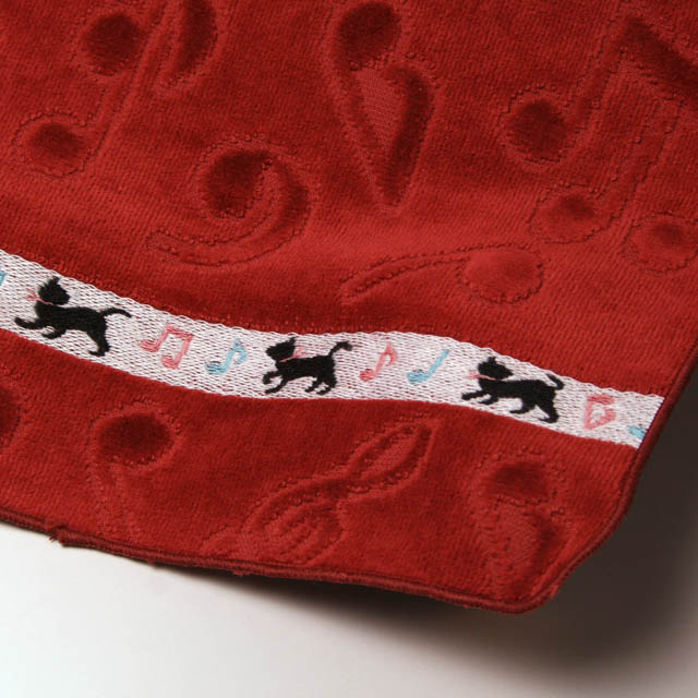 音符タオルハンカチ Bonjour Mie! 音楽雑貨・アクセサリー専門店