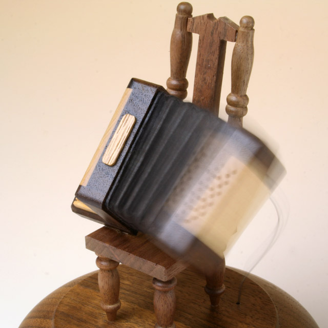 アコーディオン オルゴール 銘木 音楽雑貨 音楽グッズ 音楽ギフト