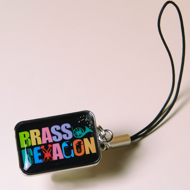BRASS HEXAGON オリジナルグッズ 携帯ストラップ ブラスヘキサゴン 音楽雑貨 音楽グッズ