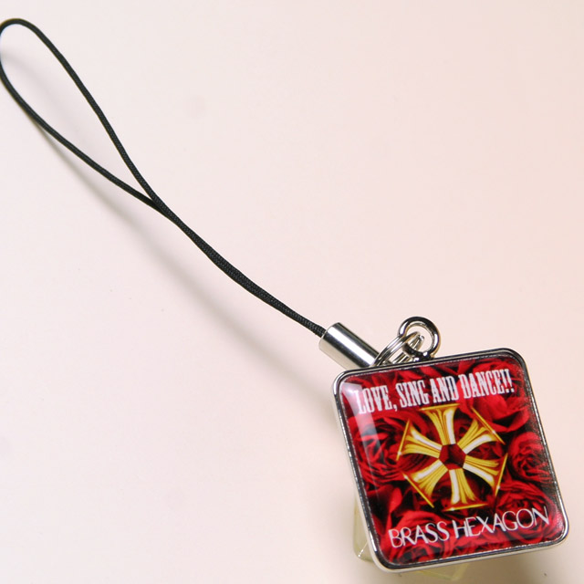BRASS HEXAGON オリジナルグッズ 携帯ストラップ ブラスヘキサゴン 音楽雑貨 音楽グッズ