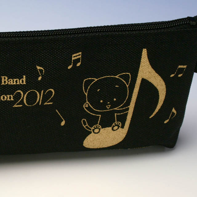 吹奏楽コンクール こまねこ ペンポーチ ペンケース 音楽雑貨 音楽グッズ 音楽小物