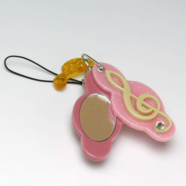 ミラーストラップ ト音記号 225146 音楽雑貨・アクセサリー専門店