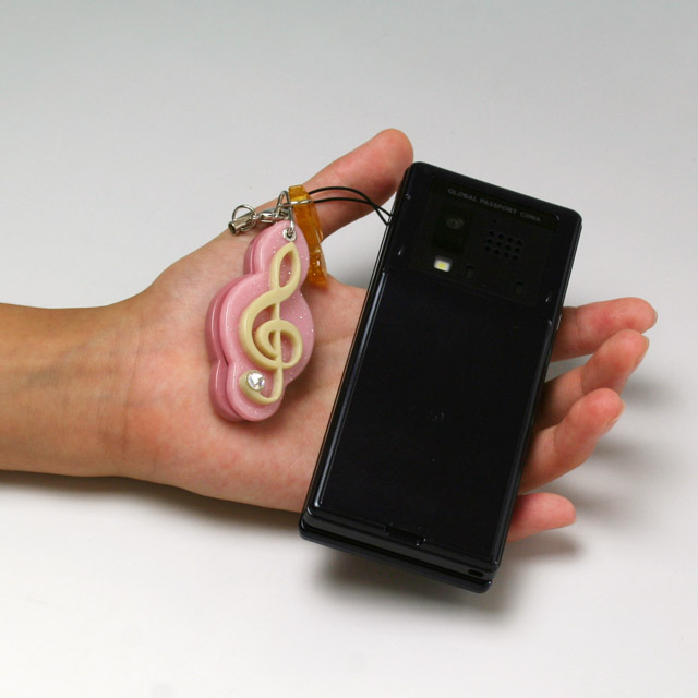 ミラー ストラップ ト音記号 音楽雑貨 音楽グッズ 音楽小物