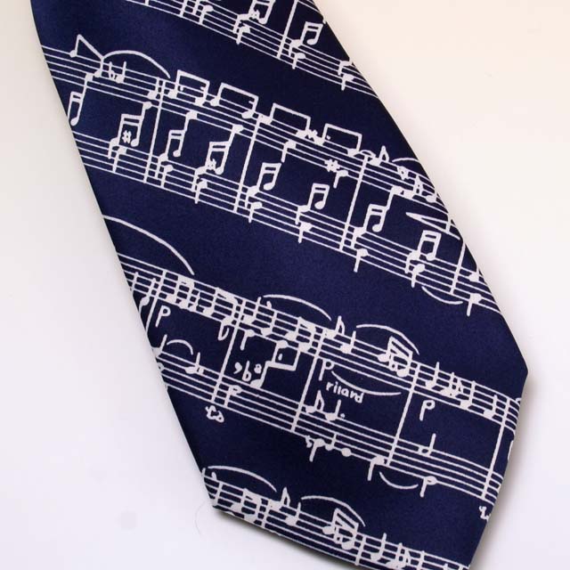 音楽ネクタイ 音符 楽譜 音楽雑貨 音楽ギフト 音楽グッズ