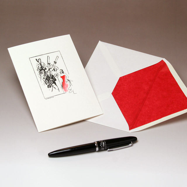 グリーティングカード 楽器 音楽 ジャズバンド 音楽雑貨 音楽グッズ 音楽ギフト