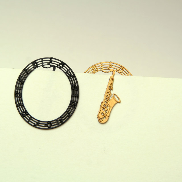 プチクリップ テナーサックス 10 pieces 音楽雑貨・アクセサリー専門店