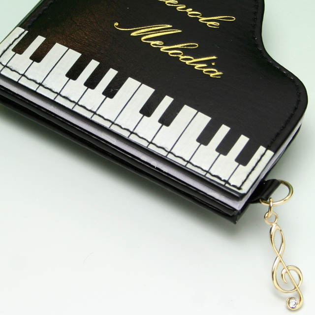 Piacevale Melodia グランドピアノ コンパクトミラー 音楽雑貨