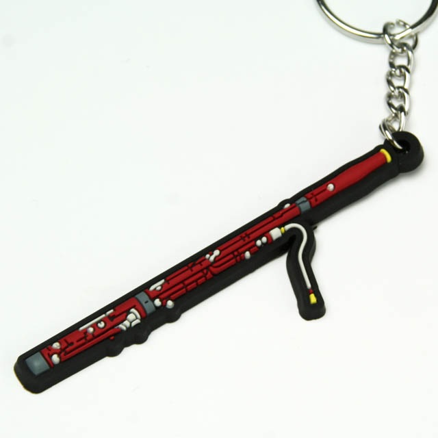 キーホルダー キーチェーン ファゴット 音楽雑貨 音楽グッズ 音楽小物