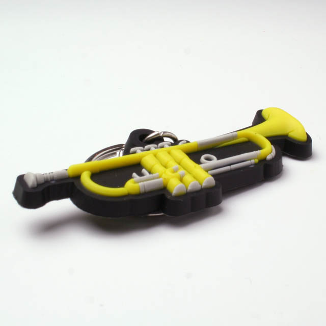 キーホルダー キーチェーン トランペット 音楽雑貨 音楽グッズ 音楽小物