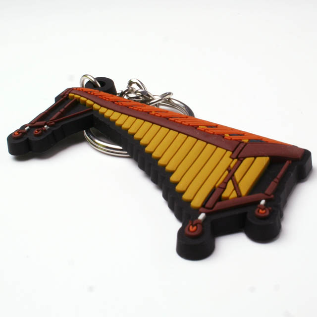 キーホルダー キーチェーン マリンバ 音楽雑貨 音楽グッズ 音楽小物