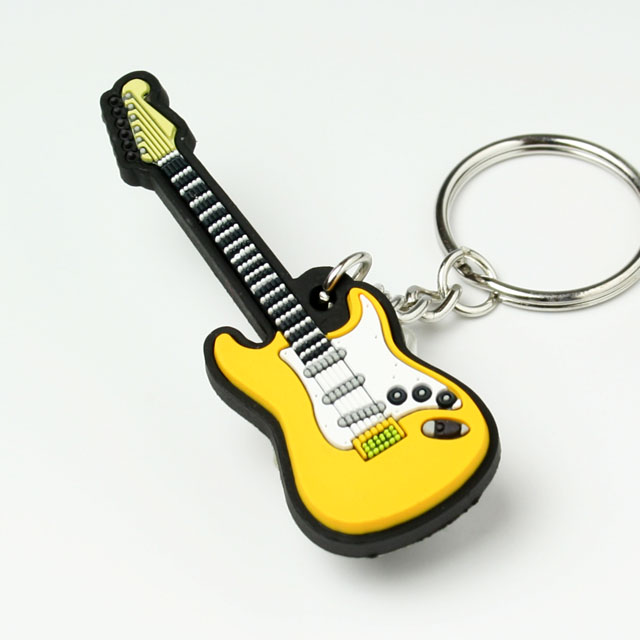 クラシックギター　キーホルダー　在庫5　音楽雑貨　プレゼント　ゴム製
