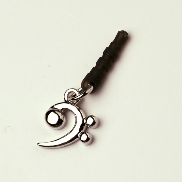 スマホ チャーム ヘ音記号 音楽雑貨 音楽グッズ