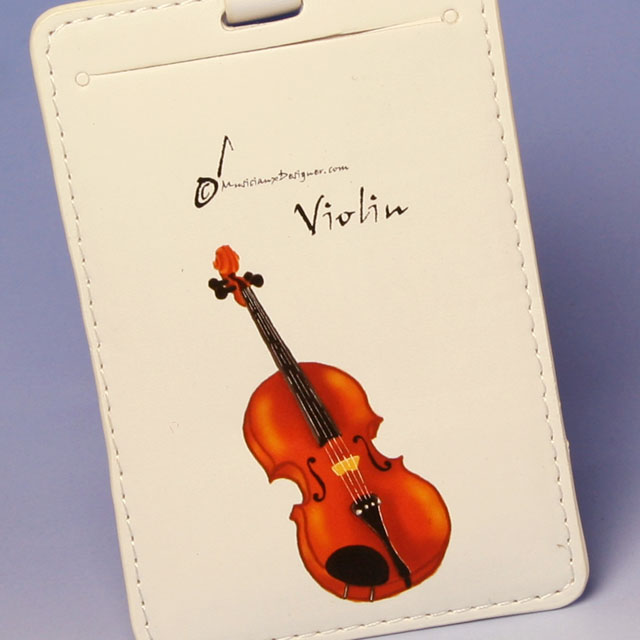 ヴァイオリン violin ネームタグ 名札 音楽雑貨 音楽グッズ 音楽小物