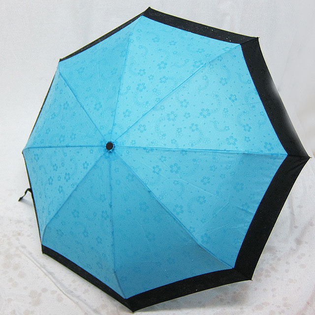 雨に浮き出る音符桜 折り畳み傘 音楽雑貨 音楽グッズ 音楽小物 音楽ギフト