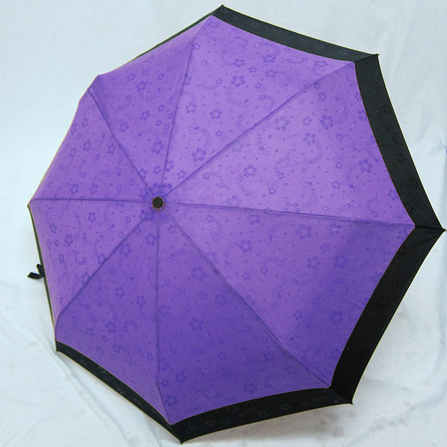 雨に浮き出る音符桜 折り畳み傘 音楽雑貨 音楽グッズ 音楽小物 音楽ギフト