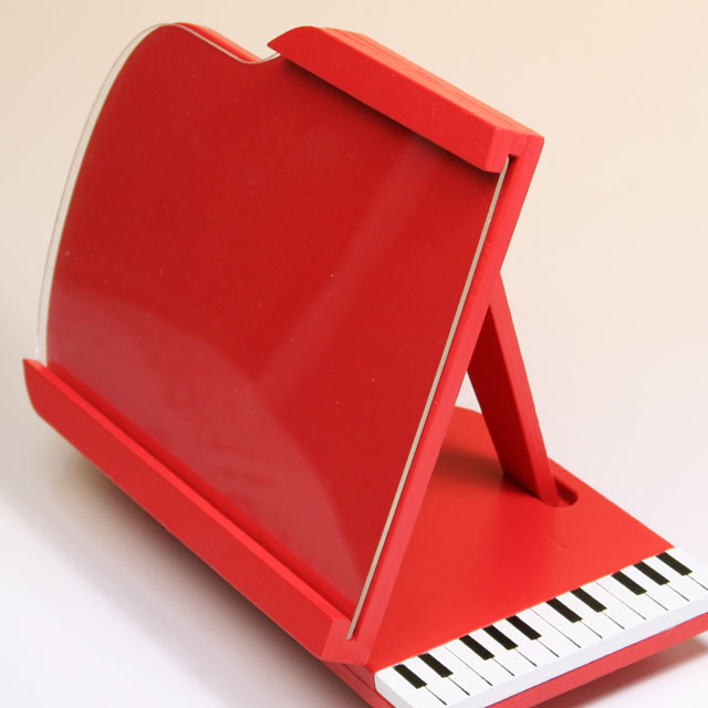 写真たて グランドピアノ 《レッド》 音楽雑貨・アクセサリー専門店