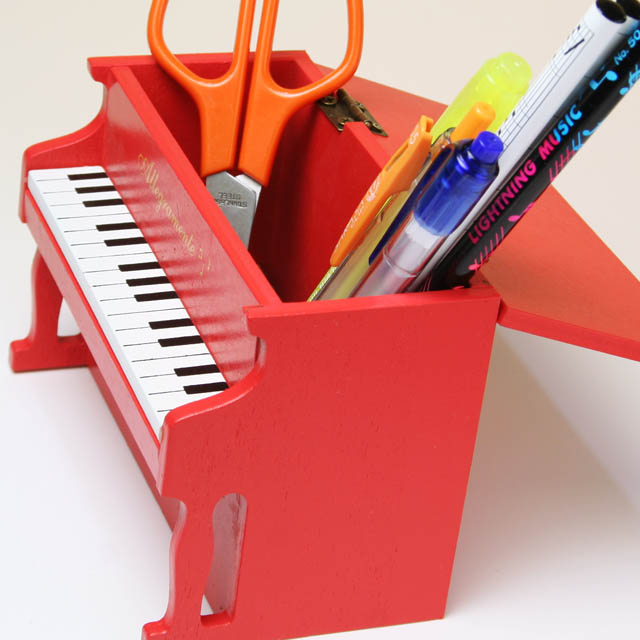 アップライトピアノ ペンスタンド 筆立て 音楽雑貨 音楽グッズ