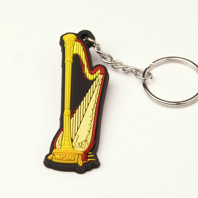 絶版品】グランドハープ ラバーズ キーホルダー 音楽雑貨