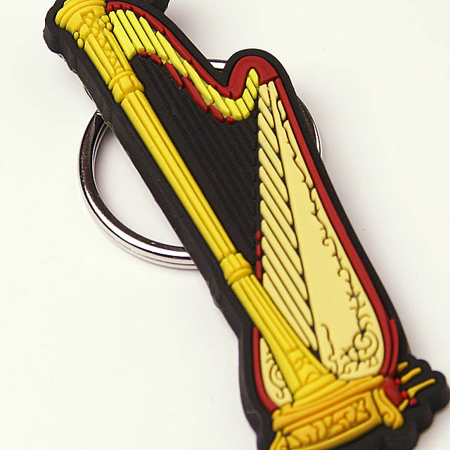 キーホルダー キーチェーン ハープ 音楽雑貨 音楽グッズ 音楽小物