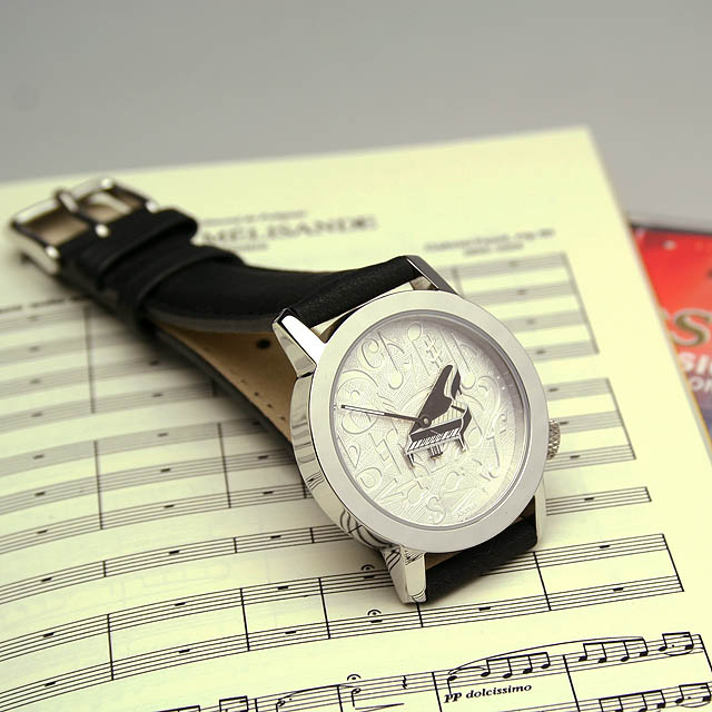 グランドピアノ AKTEO 音楽腕時計 ウォッチ 音楽雑貨 音楽ギフト