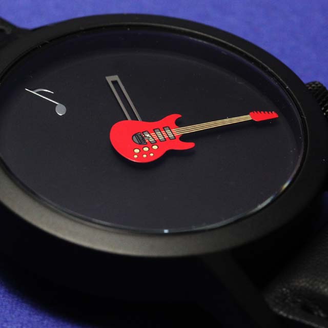 エレキギター AKTEO 音楽腕時計 ウォッチ 音楽雑貨 音楽ギフト