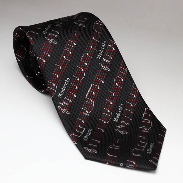 西陣織 ネクタイ 楽譜 音楽雑貨 音楽ギフト