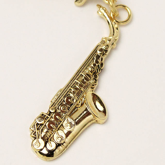 アルトサックス Alto Saxophone キーホルダー 音楽グッズ 音楽雑貨