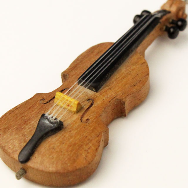 Wooden チャーム 弦楽器 チェロ 音楽雑貨